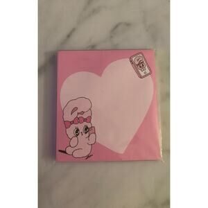 Pink Esther Bunny Memo Pad